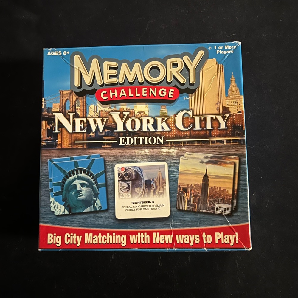 KID’S AGES 8+ MEMORY MATCHING GAME